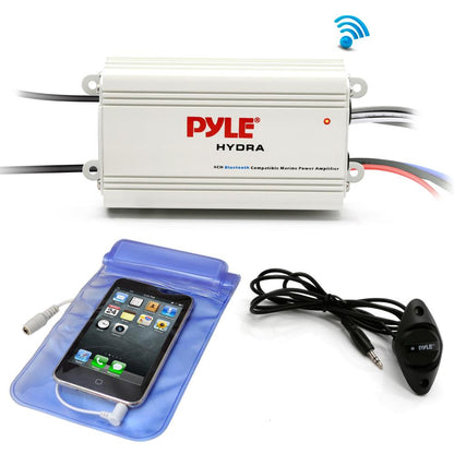 Marine Amplifier 200W Bluetooth Waterproof White