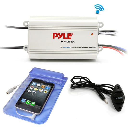 Marine Amplifier 200W Bluetooth Waterproof White