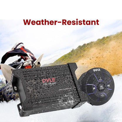 Waterproof Bluetooth Marine Amplifier 600W Weatherproof 2-Channel