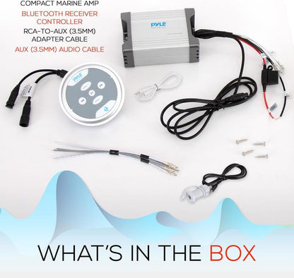 2-Ch. Bluetooth Marine Amplifier Kit