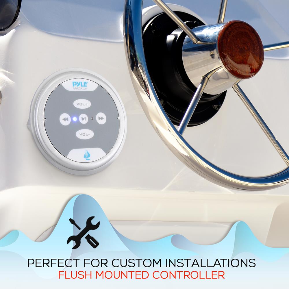 product image number 2 for Pyle 2-Ch. Bluetooth Marine Amplifier Kit