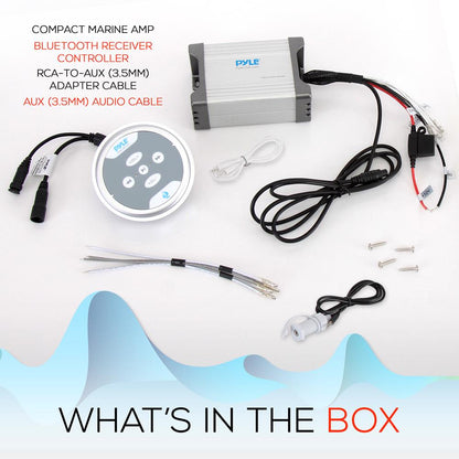 product image number 7 for Pyle 2-Ch. Bluetooth Marine Amplifier Kit