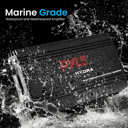 4-Ch. Waterproof Rated Marine Amplifier