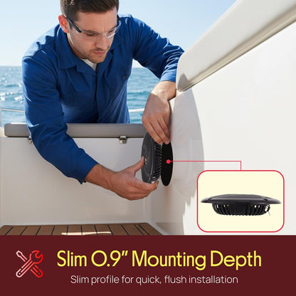 5.25'' Low-Profile Marine Grade Speakers - PLMRS5B