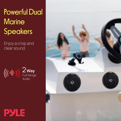 5.25'' Low-Profile Marine Grade Speakers - PLMRS5B
