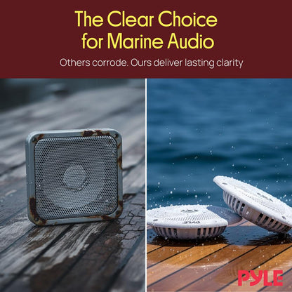 5.25'' Low-Profile Marine Grade Speakers - PLMRS5W