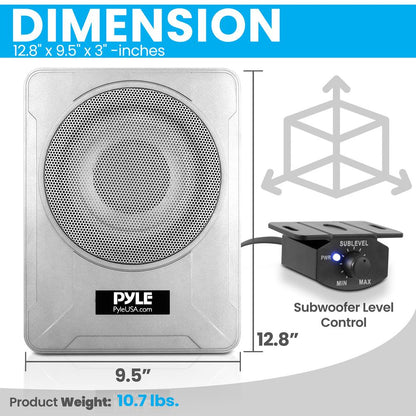 Marine Grade Slim Active Subwoofer