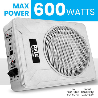 Marine Grade Slim Active Subwoofer