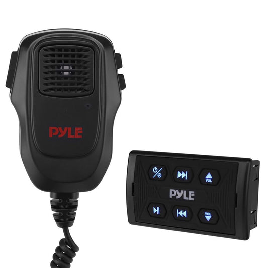 Marine Bluetooth Audio Controller Kit, Water-Resistant, Compact Mic