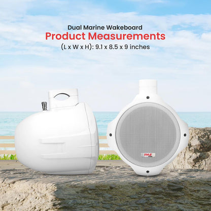 Haut-parleurs marins de 6,5'' pour tour de wakeboard 