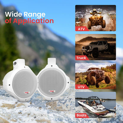 Haut-parleurs marins de 6,5'' pour tour de wakeboard 