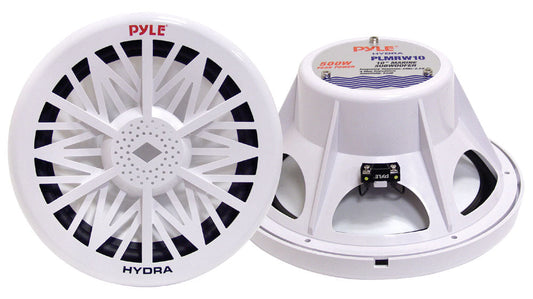 8" Marine Subwoofer 400W Waterproof Polypropylene Cone White