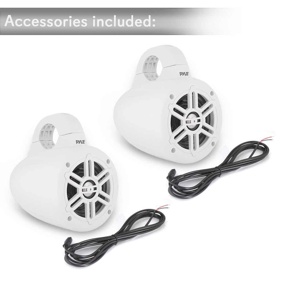product image number 7 for Pyle 4” Waterproof Rated Tower Speakers