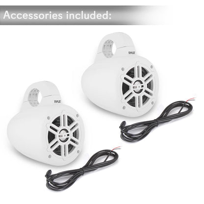 product image number 7 for Pyle 4” Waterproof Rated Tower Speakers