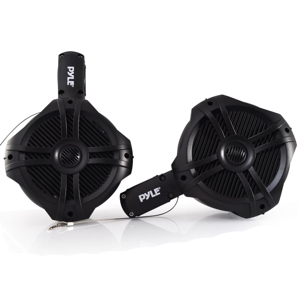 product image number 2 for Pyle Dual 8.0'' Led Marine Wakeboard Speakers
