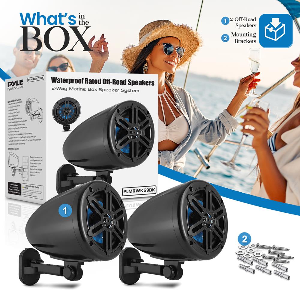 product image number 2 for Pyle Marine Utv Off-Road Speaker