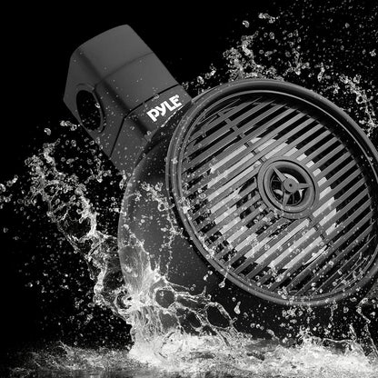 8" Marine Speaker Waterproof LED Lights ABS Construction