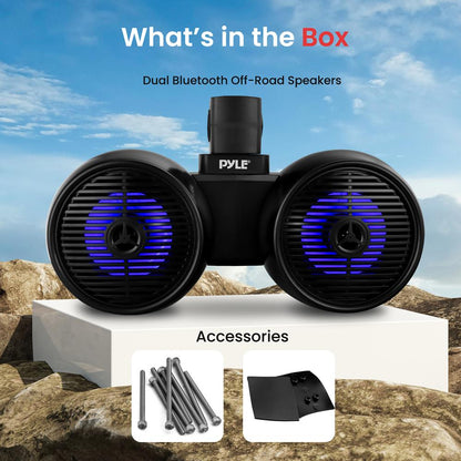 product image number 6 for Pyle Marine Wakeboard Bluetooth Speaker Syste