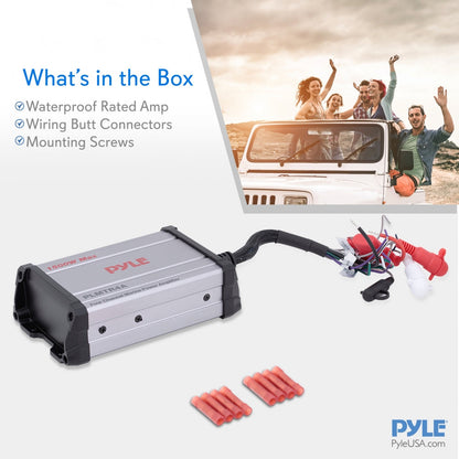 Marine Amplifier 1500W Waterproof 4-Channel IP-65