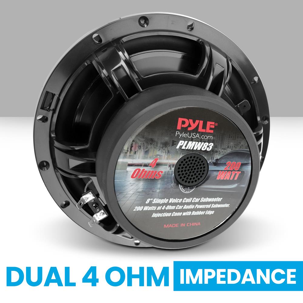 product image number 4 for Pyle 8'' Svc Subwoofer