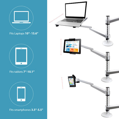 product image number 3 for Pyle Dual Device Holder Universal Stand