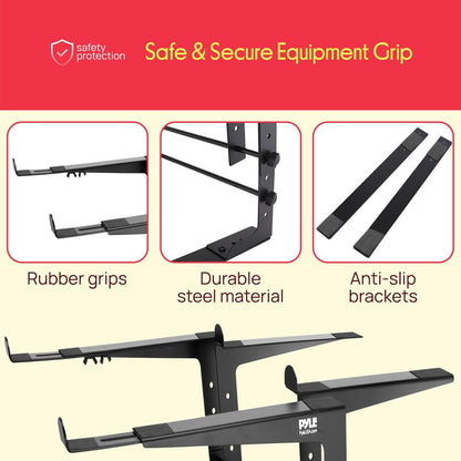 Support d'ordinateur portable pour deux appareils 