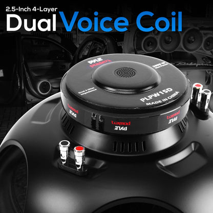 15'' Car Subwoofer DVC 4-Ohm