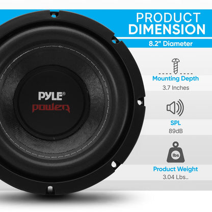 Car Subwoofer 800W Power Dual Voice Coil Non-Press Paper Cone