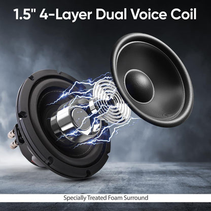 Subwoofer de voiture 8'' DVC 4 ohms 