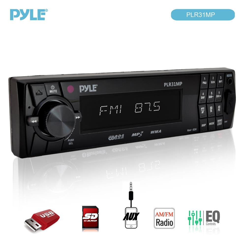 product image number 2 for Pyle Single Din Vehicle Receiver Headunit
