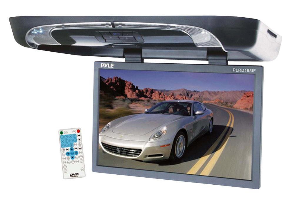 product image number 1 for Pyle 19'' Flip Down Monitor & Cd/Dvd Player