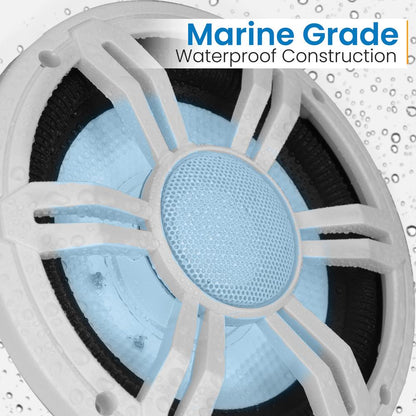 product image number 5 for Pyle 6.5” Slim Waterproof Subwoofer