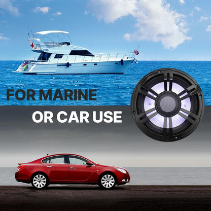 product image number 5 for Pyle 8” Slim Waterproof Subwoofer