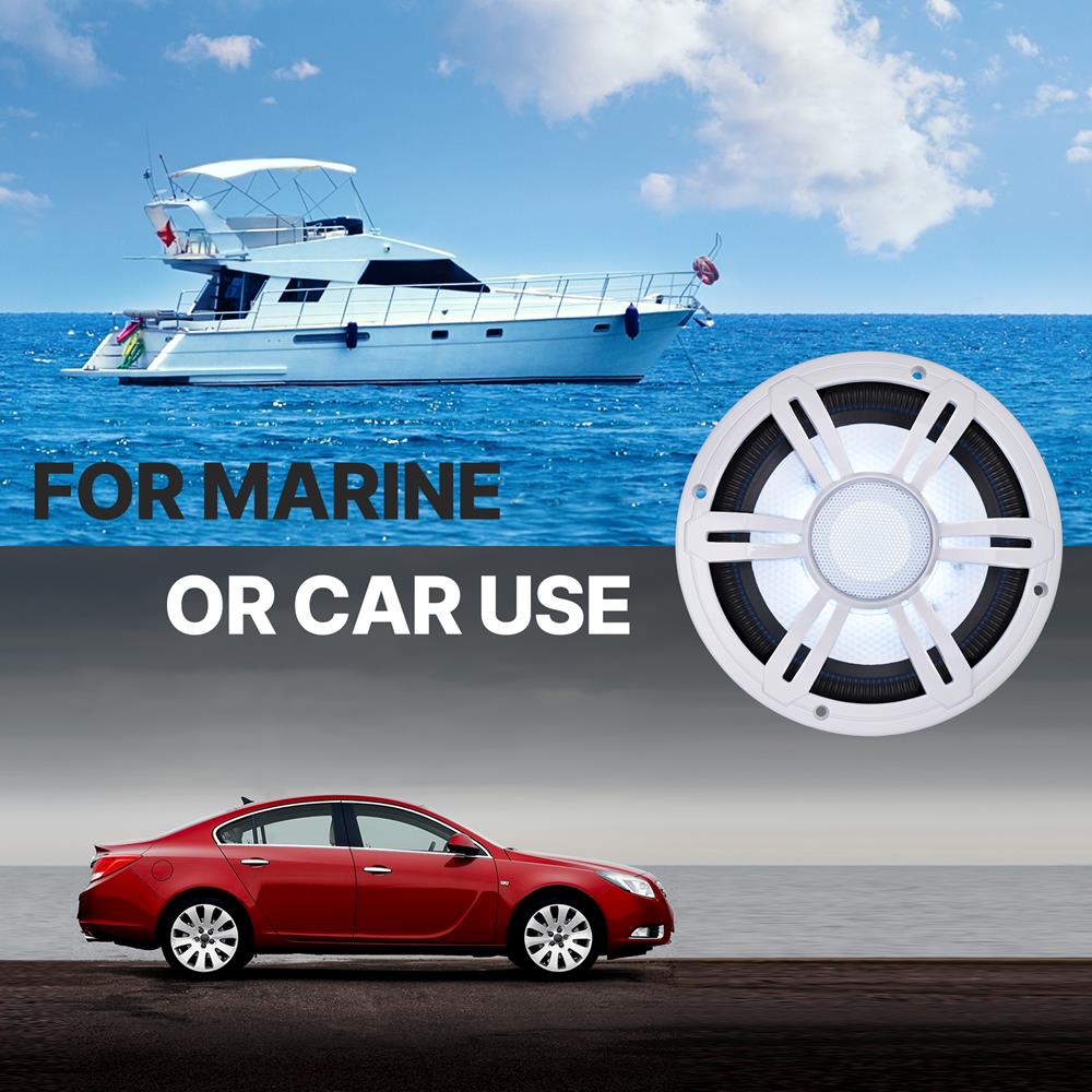 product image number 5 for Pyle 8” Slim Waterproof Subwoofer