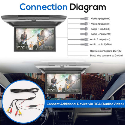 product image number 2 for Pyle Roof Mount Monitor