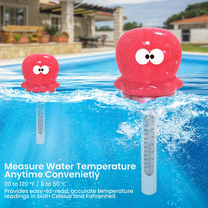 product image number 5 for Pyle Solar Light Up Octopus Thermometer