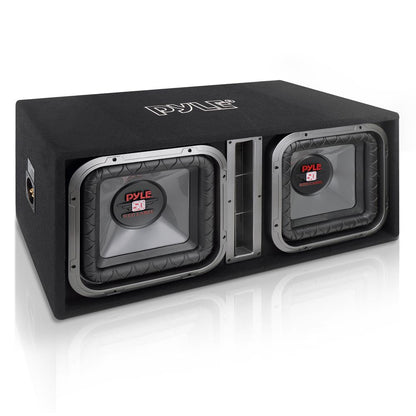product image number 1 for Pyle Dual Subwoofer Box System