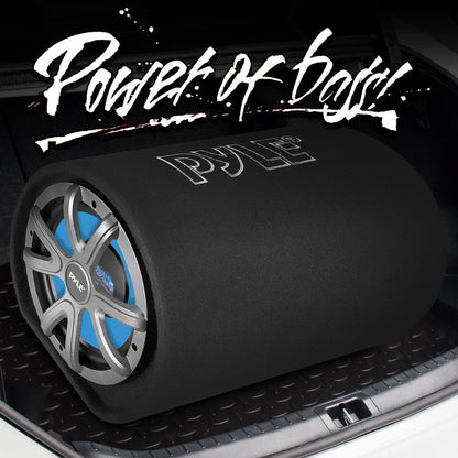 product image number 6 for Pyle 8'' Amplified Car Subwoofer Enclosure