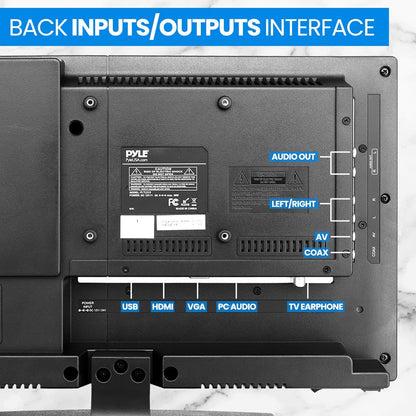 23,6‚Äô‚Äô Téléviseur numérique Eled RV - Écran plat FHD 