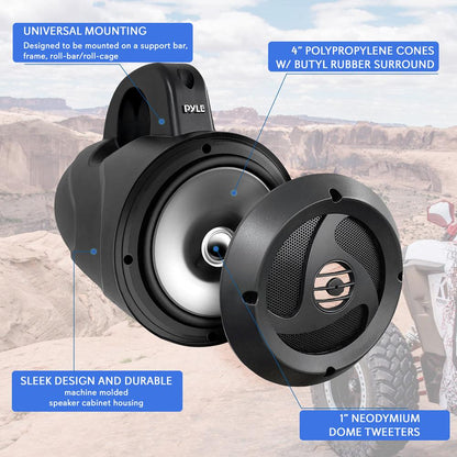 product image number 2 for Pyle Waterproof Rated Off-Road Speakers
