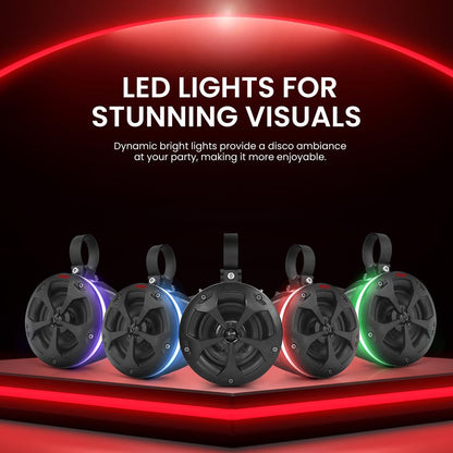 Système de haut-parleurs pour tour de veille marine 