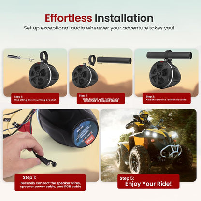 Système de haut-parleurs pour tour de veille marine 