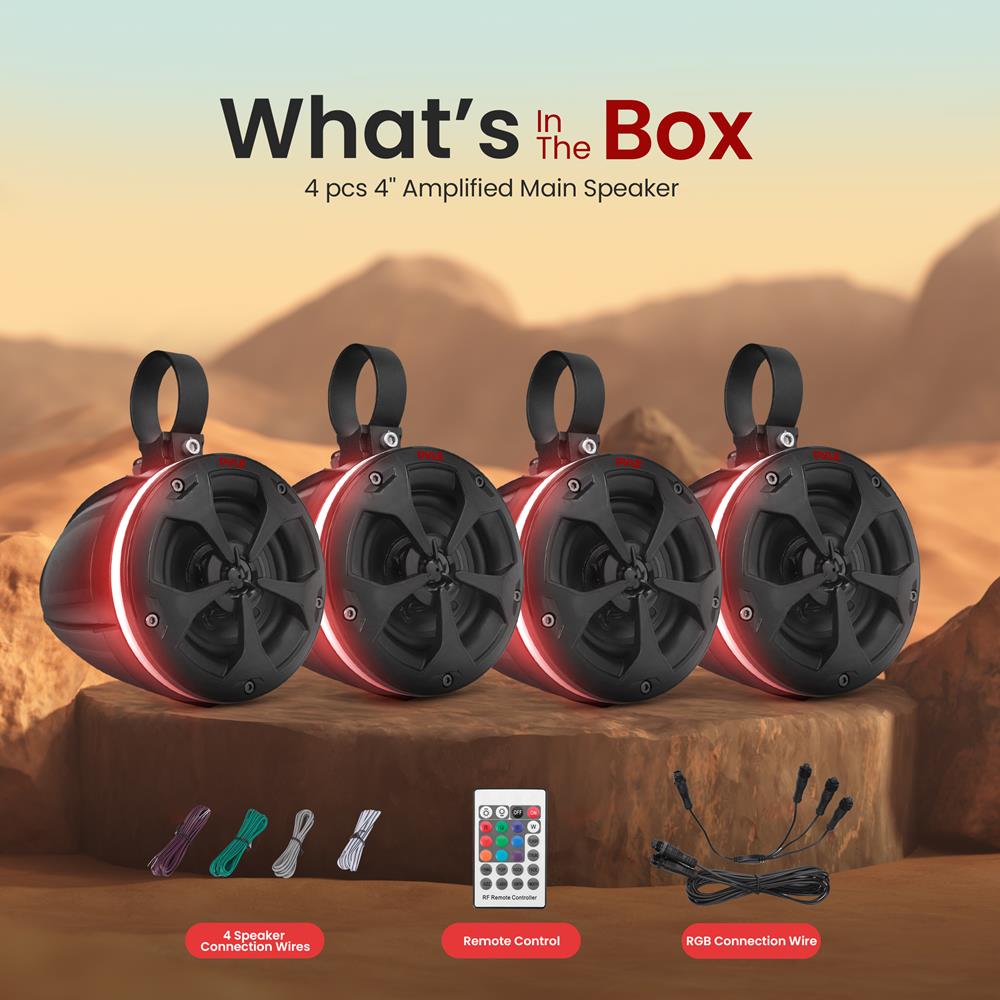 product image number 6 for Pyle Marine Waketower Speaker System