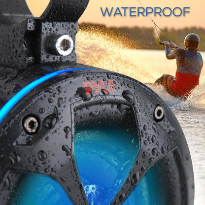 Waterproof Off-Road Speakers 800W RGB Lights Bluetooth Marine Grade