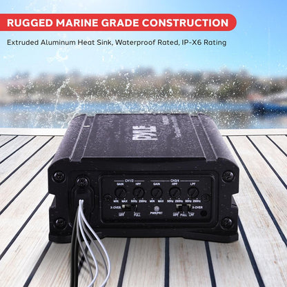 4-Ch. Waterproof Rated Marine Amplifier