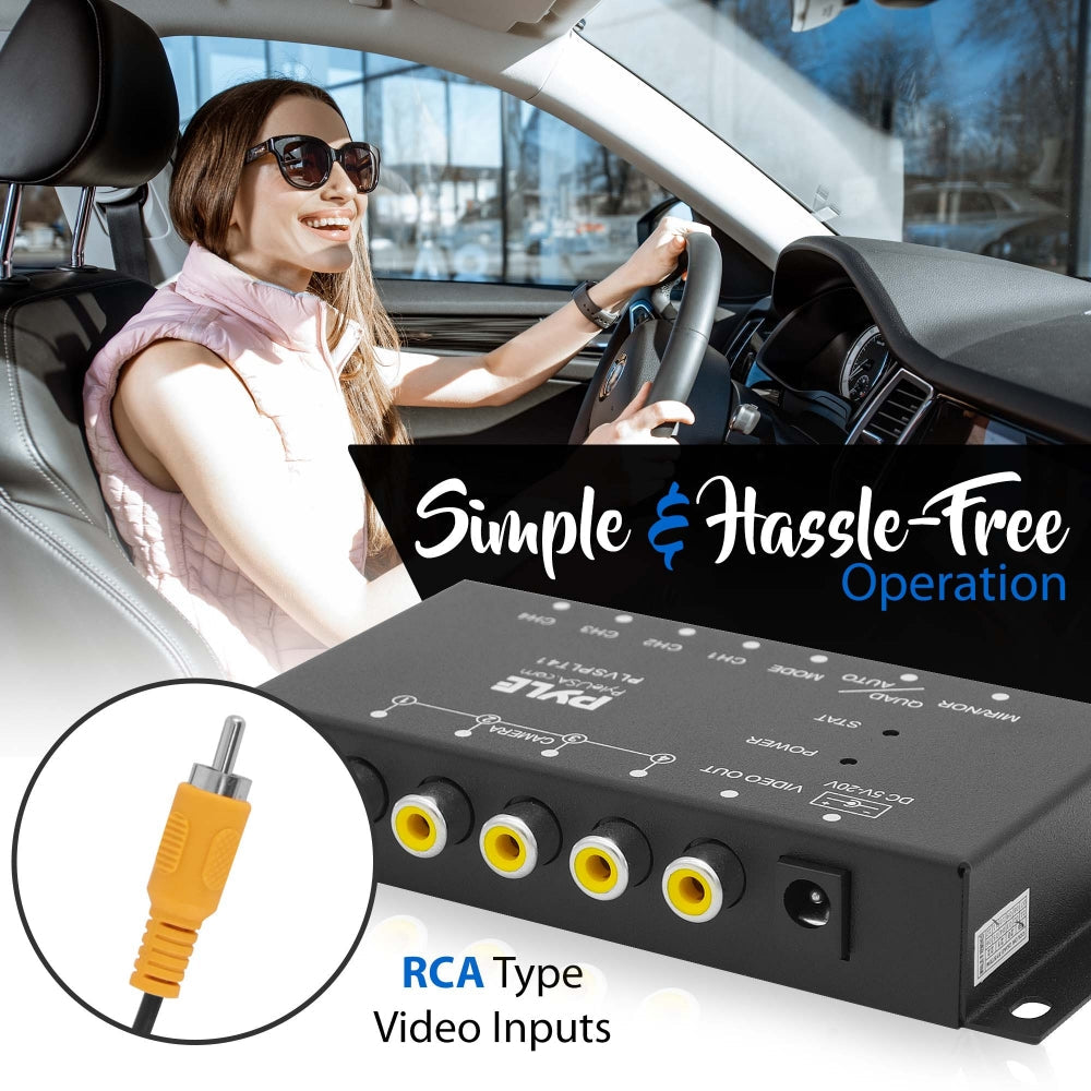 product image number 4 for Pyle 4-Ch. Video Picture Splitter