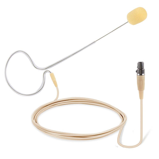 On-Ear Omni Mic, Portable Wired Condenser, Skin Tone
