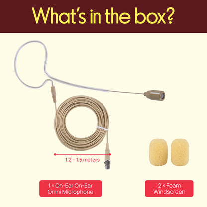 Microphone Mini XLR intra-auriculaire 