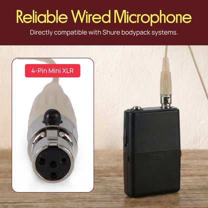 Microphone Mini XLR intra-auriculaire 