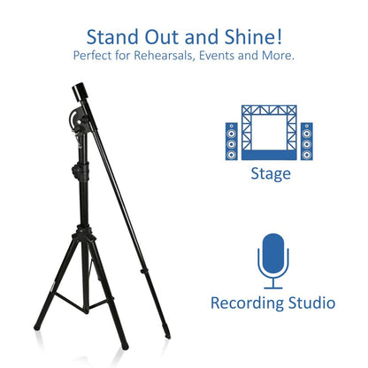 product image number 2 for Pyle Microphone Tripod Mic Boom Stand